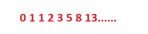 Program to print the Fibonacci series by using recursion.