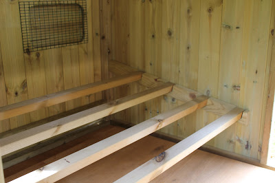 Chicken Coop Perches - Maggie's 24 Hen House