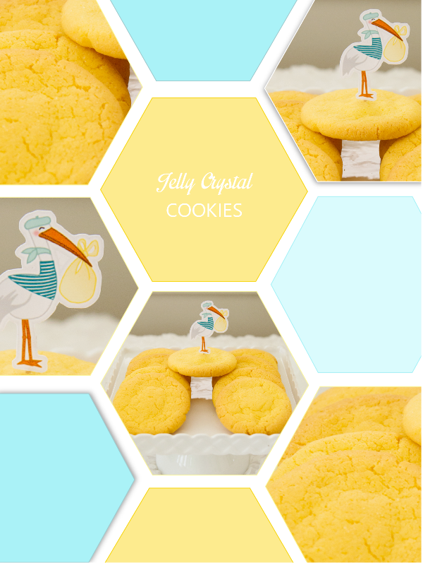 Baby Shower | Jelly Crystal Cookies Recipe - Gluten Free