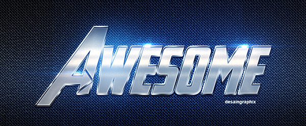 80+ Kumpulan Efek Tulisan dengan Photoshop Styles Free 