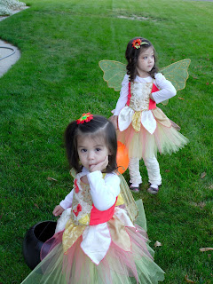 Halloween fairies with custom tutus