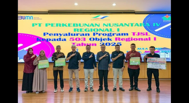 Kinerja TJSL Semester I 2025, Holding Perkebunan Nusantara Perkuat Komitmen Sosial Melalui PTPN IV PalmCo