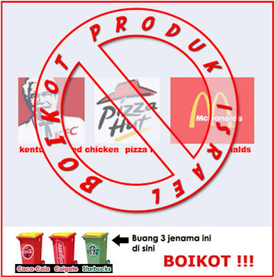 Komiti HPA Shah Alam: Mari boikot produk Yahudi!