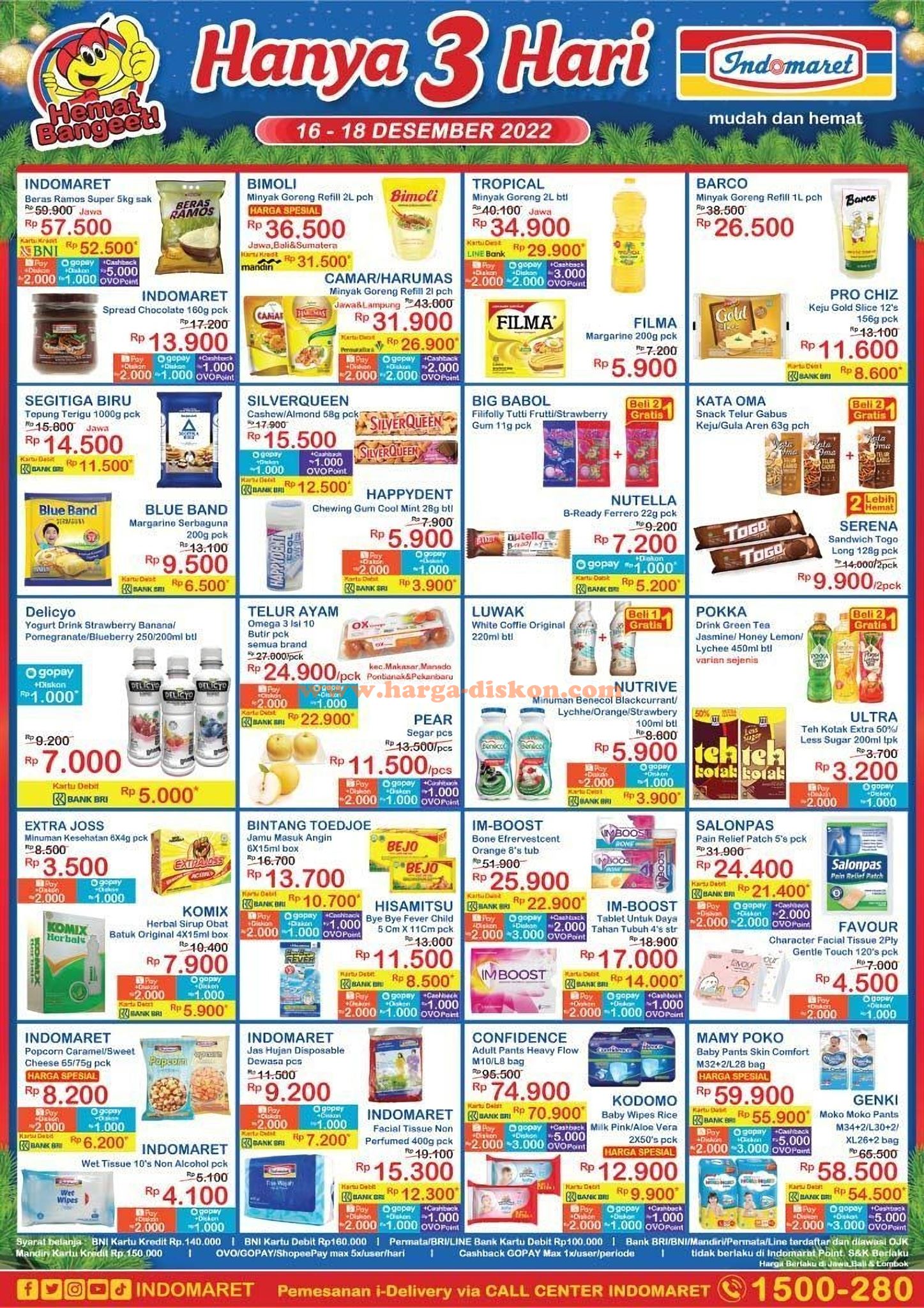 Promo INDOMARET Akhir Pekan Weekend Promo JSM 16 - 18 Desember 2022