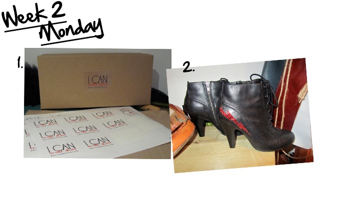 I CAN Make Shoes Photo Diary Monday