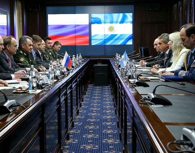 A Rússia e a Argentina incrementarão consideravelmente a cooperação militar.