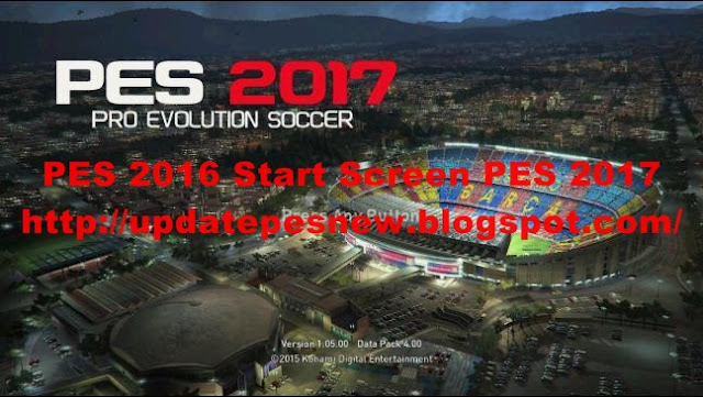 Download Start Screen PES 2017 For PES 2016