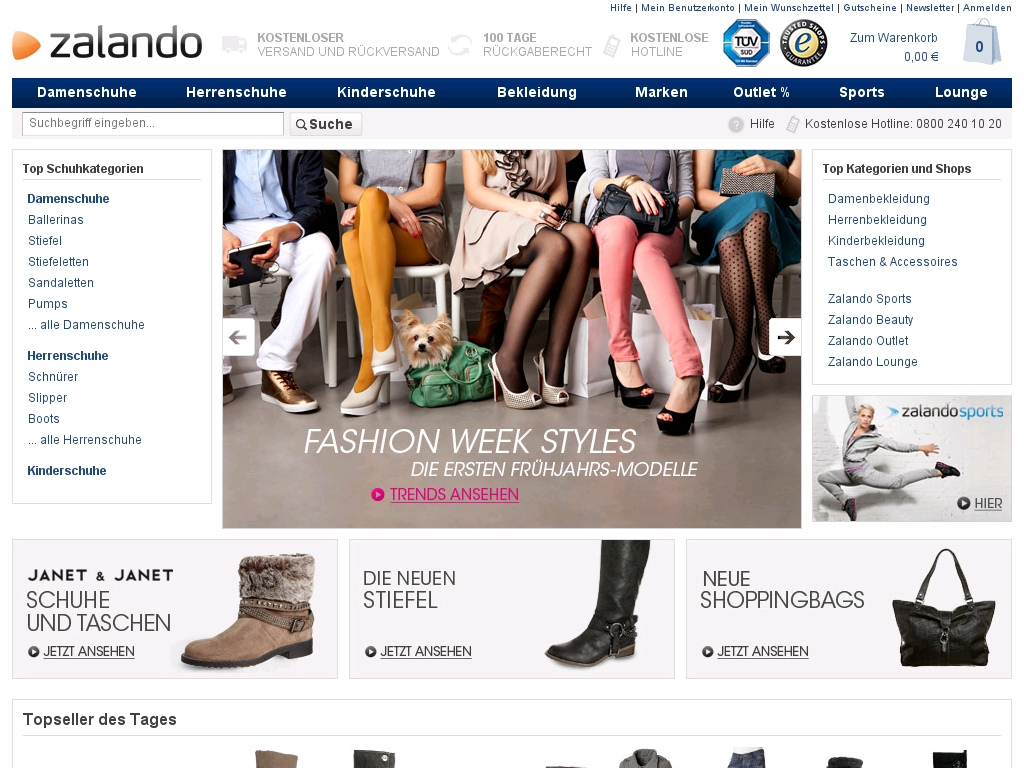 Zalando is Germany's answer to Zappos!!!!!