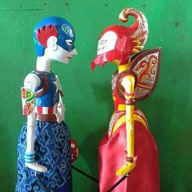 wayang golek iron man : jasa pembuatan & pengrajin wayang golek