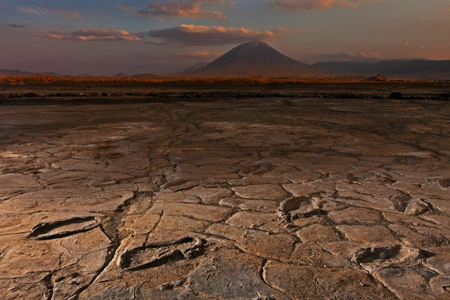  In the shadow of a volcano inward northern Tanzania For You Information - Treasure trove of fossil human footprints inward northern Tanzania is vanishing