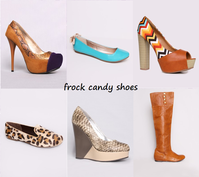 A collection of shoes from Frock Candy