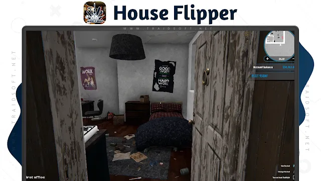 تحميل لعبة تصميم المنازل :house flipper