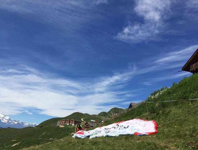 vuelo en parapente