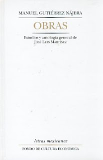 Obras de Manuel Gutiérrez Nájera, editadas y publicadas por el FCE