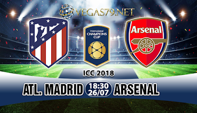 Nhận định bóng đá Atletico Madrid vs Arsenal, 18h30 ngày 26/7