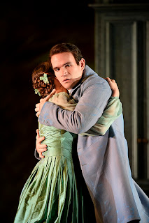 Oksana Volkova and Michael Fabiano in Kasper Holten's production Eugene Onegin at Royal Opera House © Photograph by Bill Cooper, ROH 2015