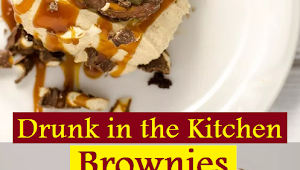 Drunk in the Kitchen Brownies
