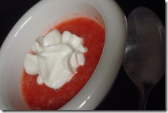 Chilled Strawberry Soup