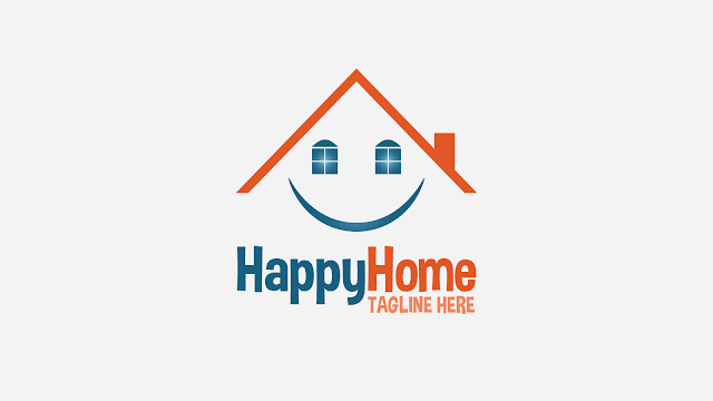 HappyHome free business logo design template