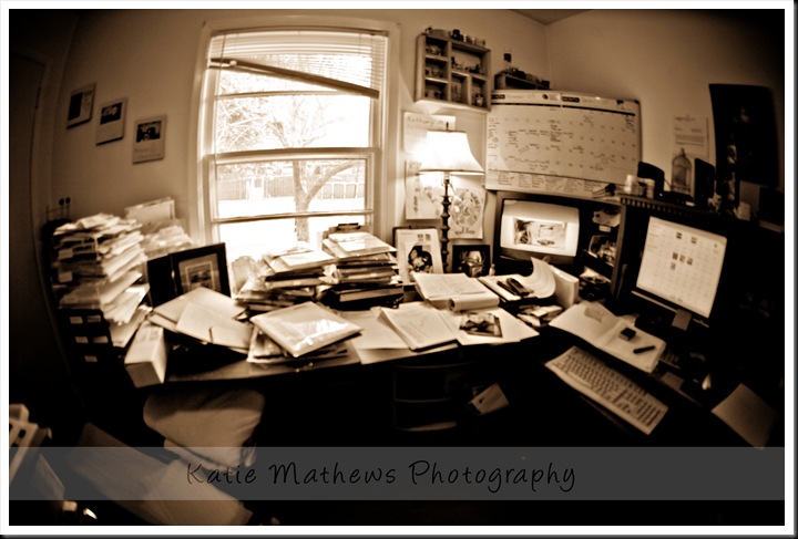 desk before christmas