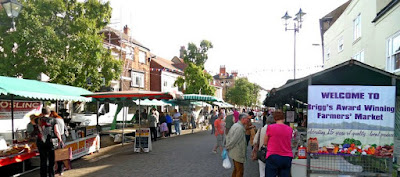 Brigg Farmers' Market in August