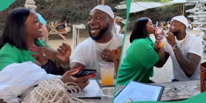 Video Of Davido And Chioma Spending Quality Time As They Vacation