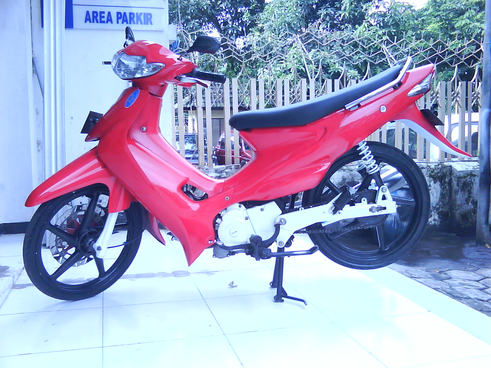  modif  motor  Suzuki Smash Modification at Malang Indonesia