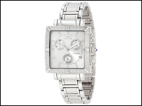 Invicta-Women's-5377-Square-Angel-Diamond-Stainless-Steel-Chronograph-Watch