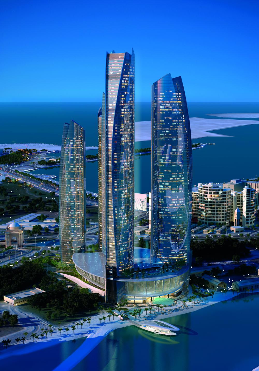 Jumeirah at Etihad Towers, Abu Dhabi - Architecture Corner