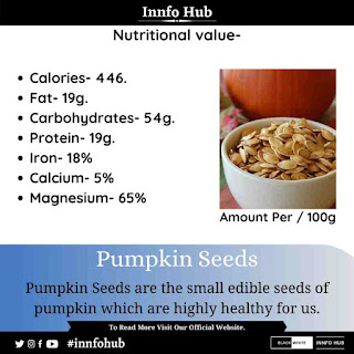 Pumpkin Seeds Nutritional Value.
