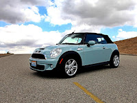 Light Blue Mini Cooper