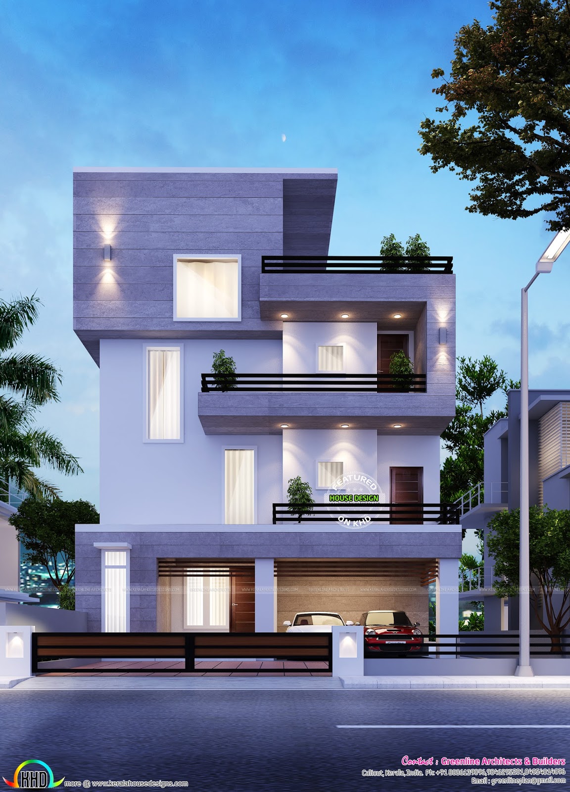  Simple  modern home  in Bangalore Kerala home  design  and 