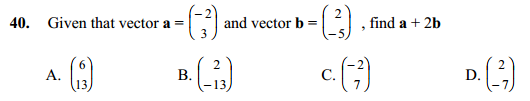 vector question
