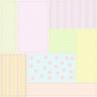 Cow and Patchwork  Free Printable Paper.