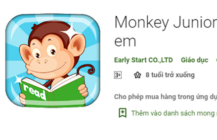 Tải Monkey Junior - Phần mềm học tiếng Anh cho bé miễn phí a