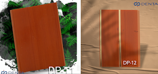 Pvc Plafon Denta motif kayu