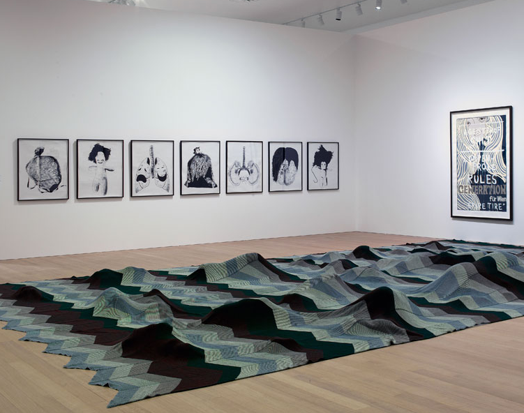 "Mike Kelley", installation view at the Stedelijk Museum, Amsterdam