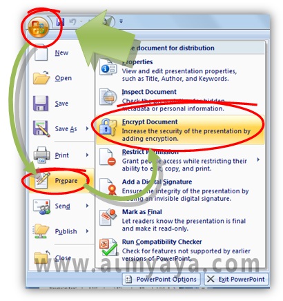 Presentasi merupakan sebuah karya dan diakui sanggup mempunyai hak cipta sebagaimana yang ia Cara Memberikan Password File Powerpoint