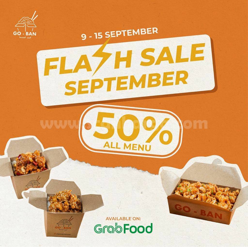 Promo GOBAN Takeout Grabfood September 2021