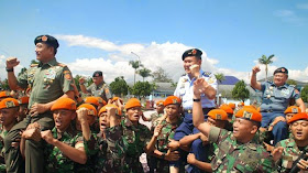 Sidak Panglima TNI, Prajurit Korps Paskhas Siap dalam 13 Menit