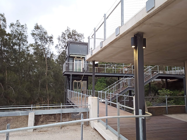 Lifts and platforms at Coal Loader park