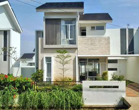 Contoh rumah minimalis type 36 2 lantai