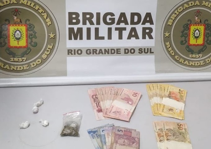 Dupla é presa por tráfico no bairro Santa Cruz em Gravataí