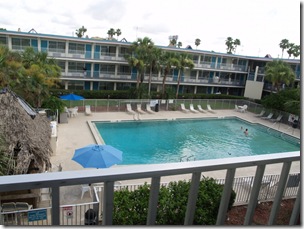 The swimming pool at the Hotel