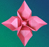 Origami foto Fiore a quattro petali - Flower with 4 petals by Francesco Guarnieri