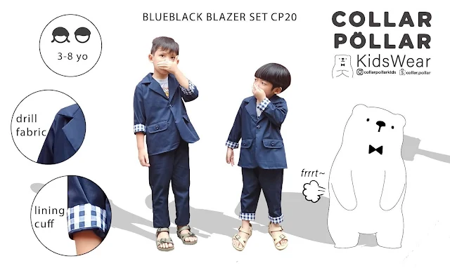 collar pollar blazer kids
