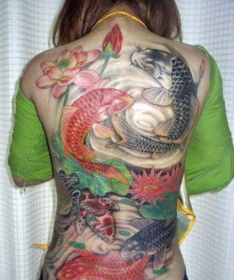 Koi Tattoo Style Back Koi Tattoos Koi Tattoo Style Back Koi Tattoos