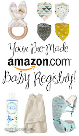 Your Pre-Made Amazon Baby Registry! {Natural, affordable, unisex baby items, baby registry checklist}