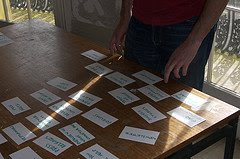 A Card Sort in Progress photo by Yandle