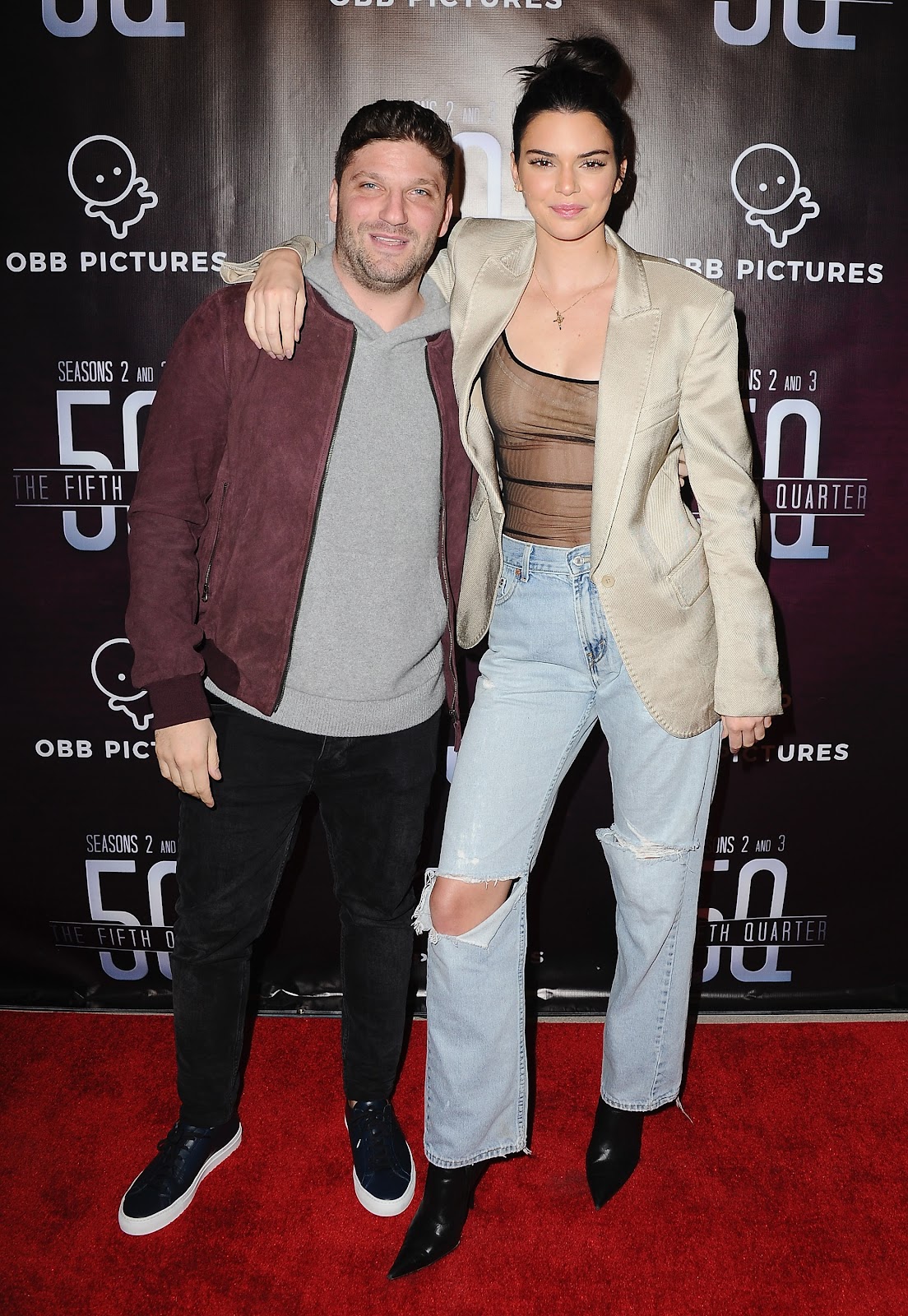 Kendall Jenner See Through at the Premiere of The 5th Quarter!